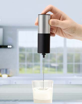 using Electric Milk Frother