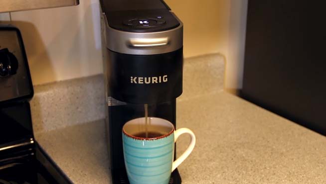 Keurig k-slim making coffee