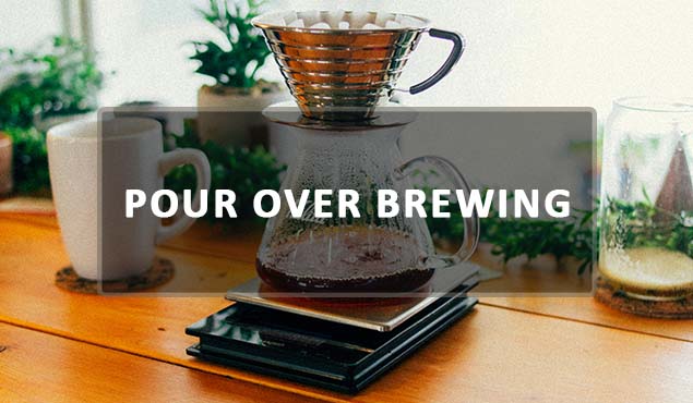 pour over brewing