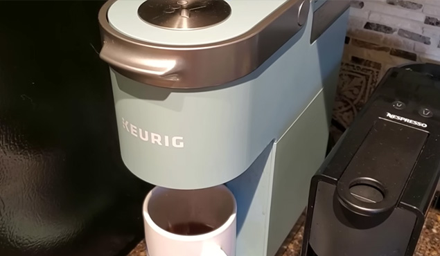 Keurig Making Coffee
