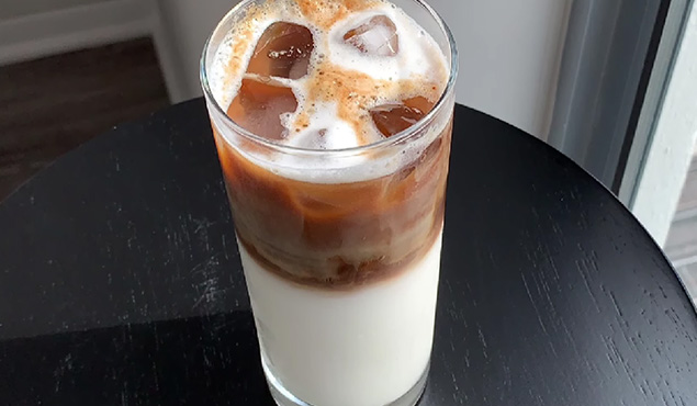 iced latte glass