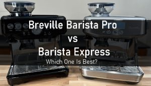 breville barista pro and express machine