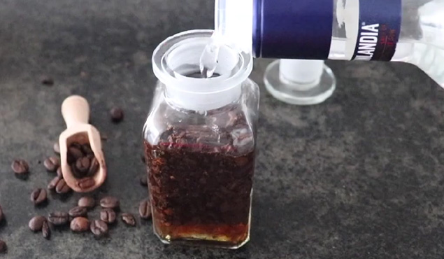 making of coffee extract
