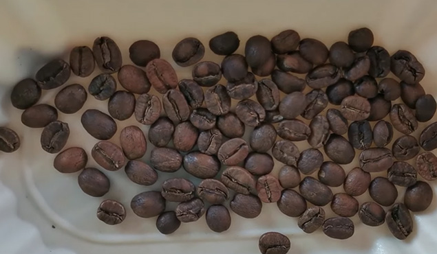 dark roasted espresso beans
