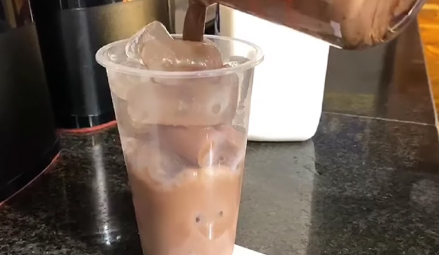 iced coffee made from Mr coffee maket 